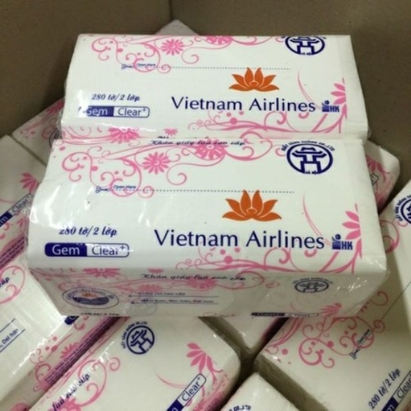Khăn giấy rút Vietnam Airlines - Cơ Sở Giấy Hồng Long